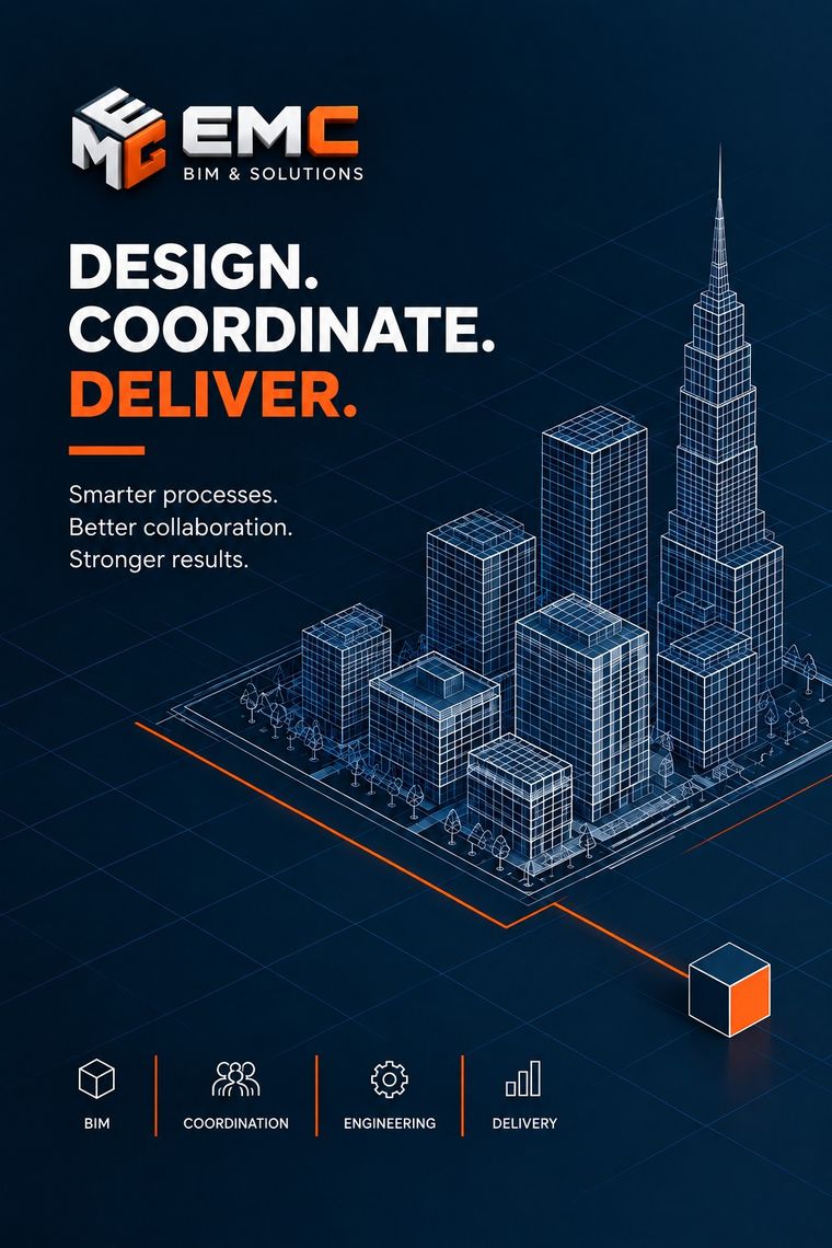 EMC campaign poster — Design, coordinate, deliver